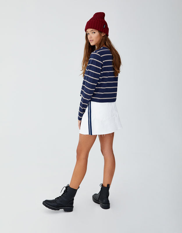 Long Sleeves Crop Top