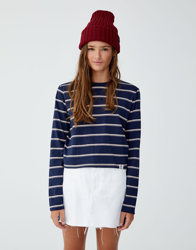 Long Sleeves Crop Top