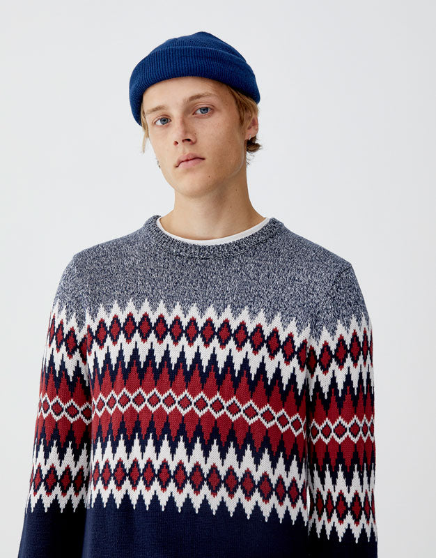 Kasuri Jersey Button-Up