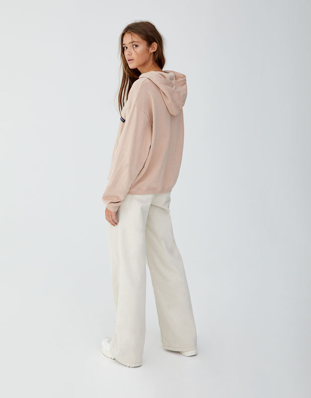 Basic zipped sweatshirt