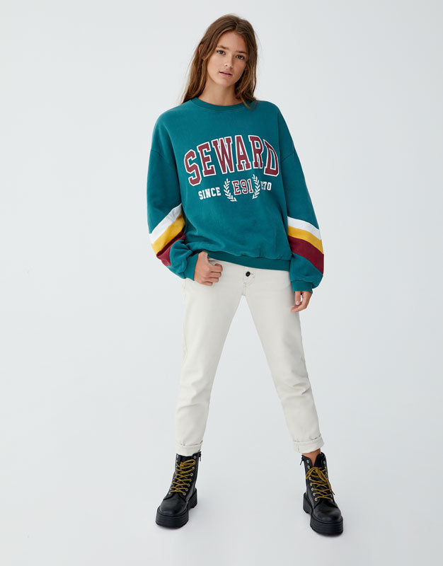 Basic zipped sweatshirt