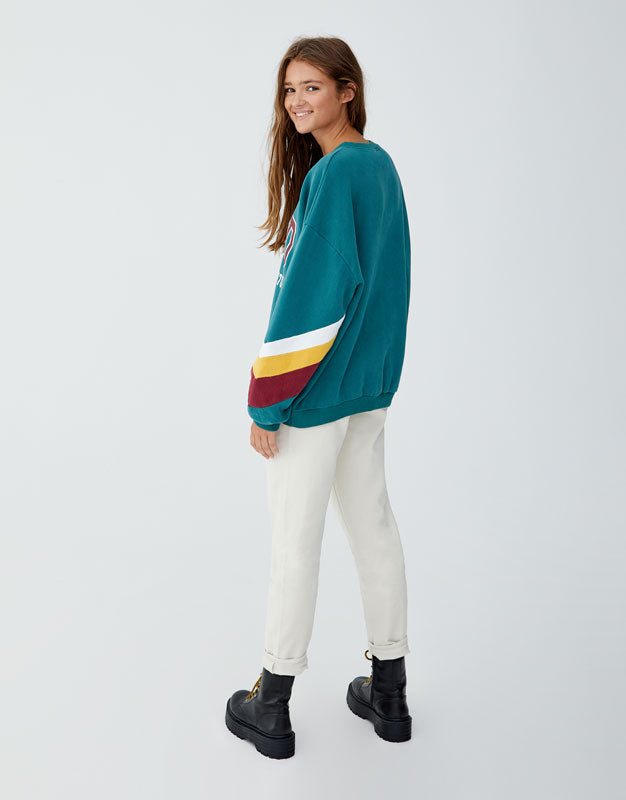 Basic zipped sweatshirt